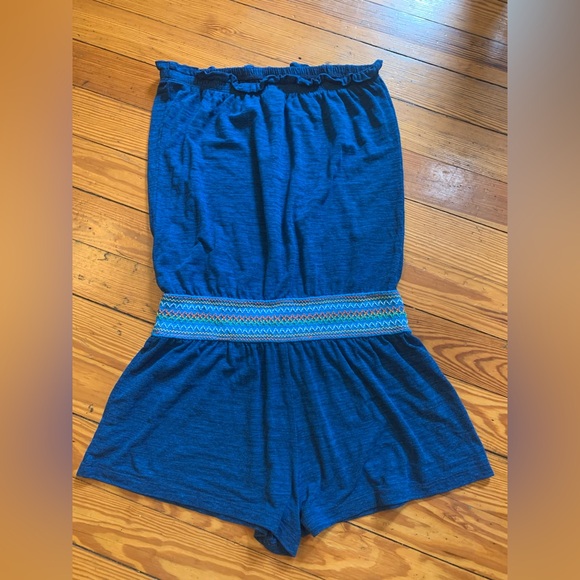 Lucky Brand Blue Bathing Suit Coverup Size XS-S - Picture 7 of 12